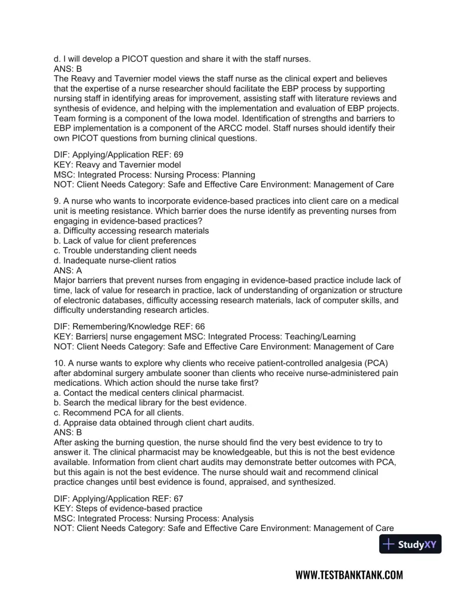 Medical-Surgical Nursing: Concepts for Interprofessional Collaborative Care, 2-Volume Set 9th Edition Test Bank, page 13
