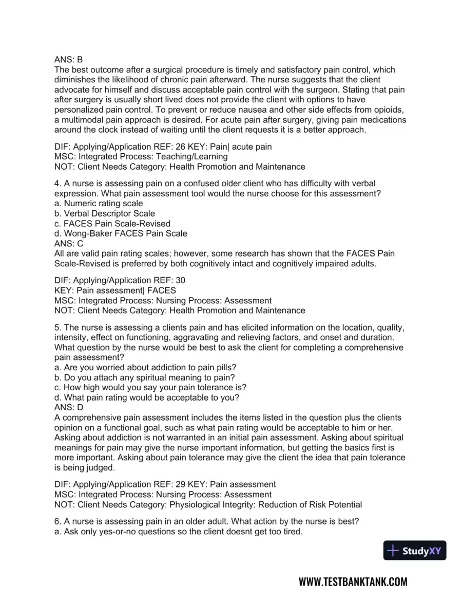 Medical-Surgical Nursing: Concepts for Interprofessional Collaborative Care, 2-Volume Set 9th Edition Test Bank, page 25