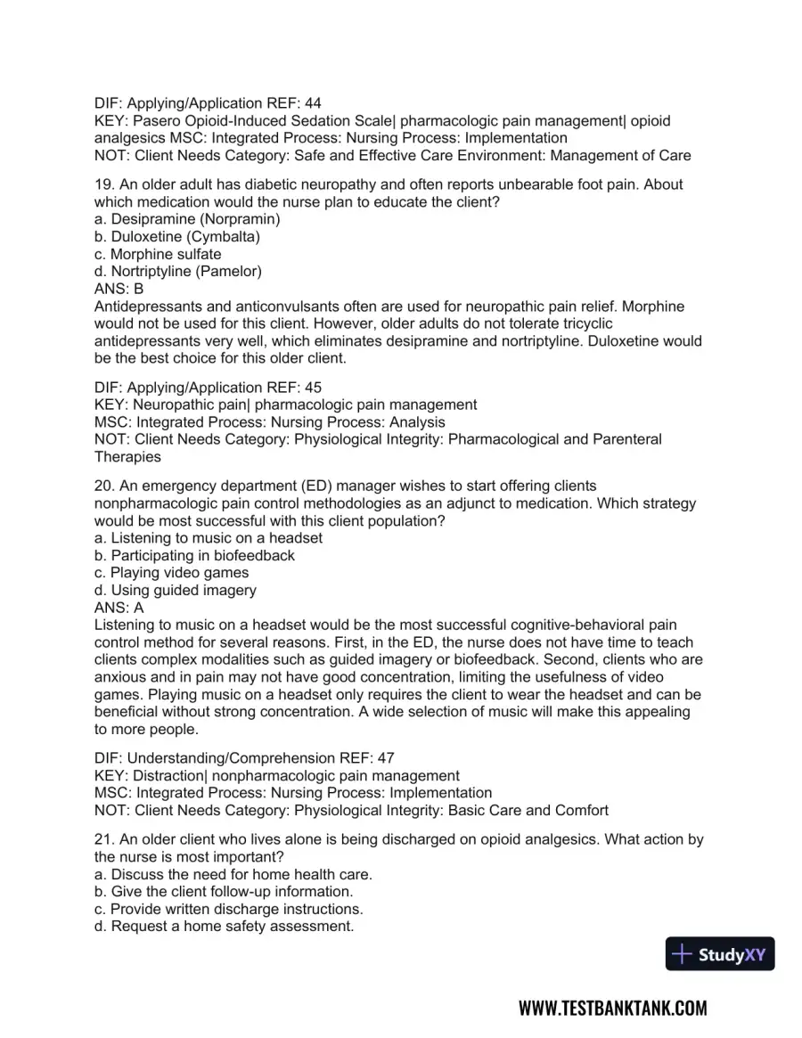 Medical-Surgical Nursing: Concepts for Interprofessional Collaborative Care, 2-Volume Set 9th Edition Test Bank, page 31