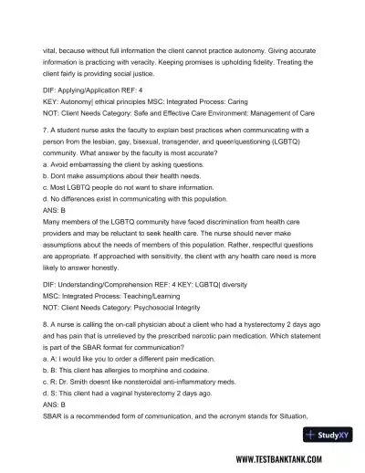 Medical-Surgical Nursing: Concepts for Interprofessional Collaborative Care, 2-Volume Set 9th Edition Test Bank - Page 5 preview image