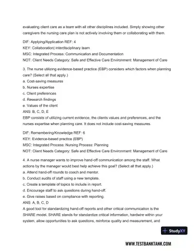 Medical-Surgical Nursing: Concepts for Interprofessional Collaborative Care, 2-Volume Set 9th Edition Test Bank - Page 9 preview image