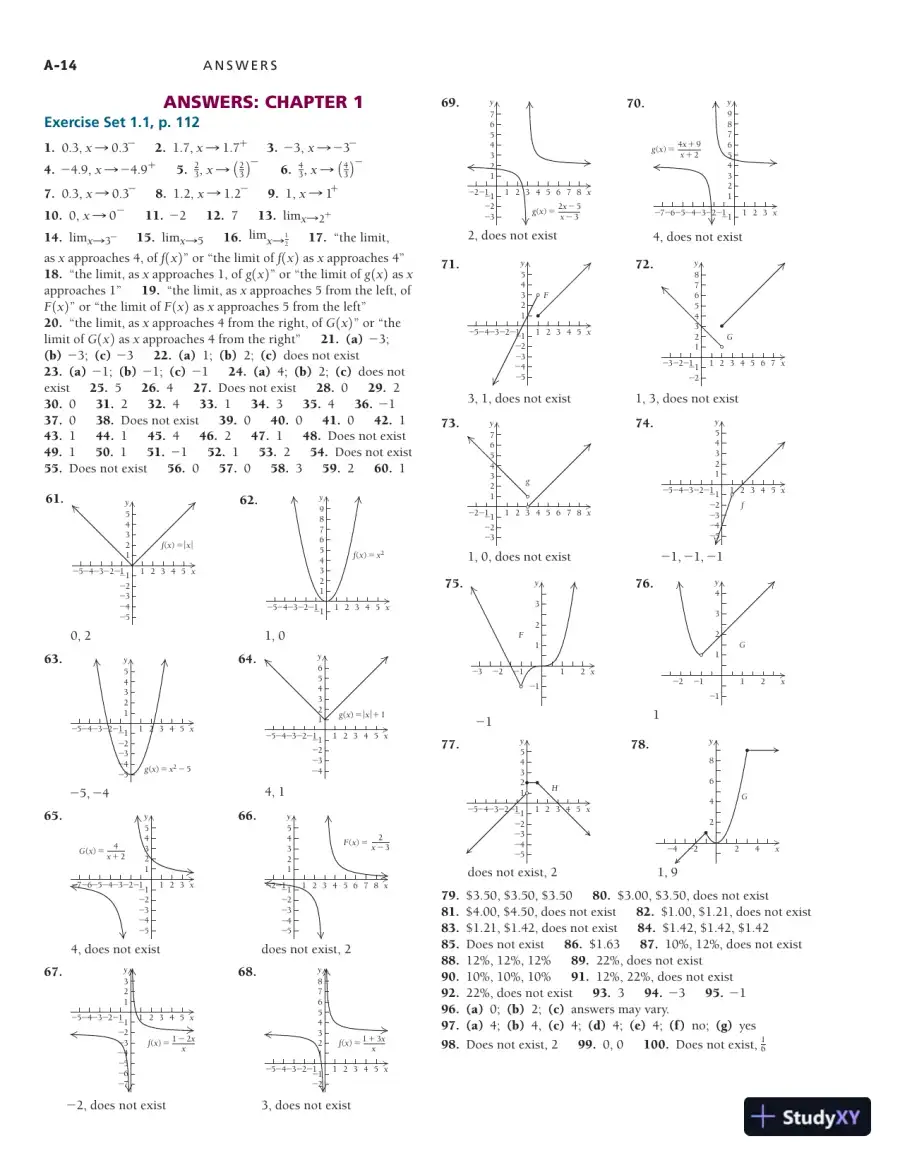 Solution Manual for Calculus and Its Applications, 2nd Edition, page 16