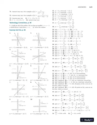 Solution Manual for Calculus and Its Applications, 2nd Edition - Page 6 preview image