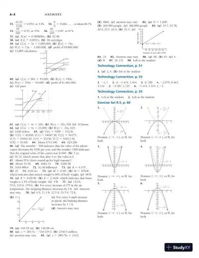 Solution Manual for Calculus and Its Applications, 2nd Edition - Page 7 preview image
