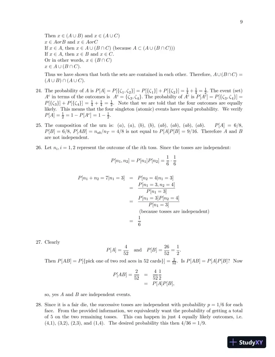 Solution Manual For Probability, Statistics, and Random Processes for Engineers, 4th Edition, page 10