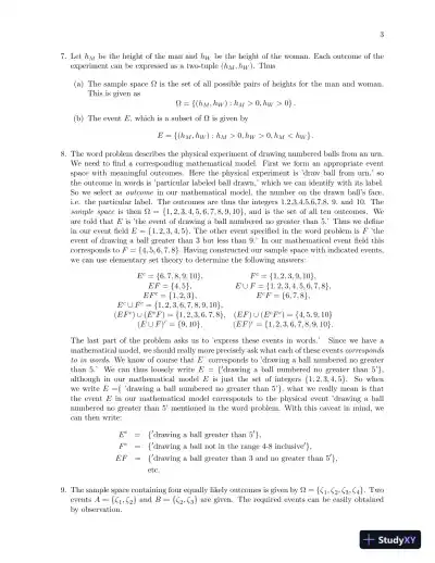 Solution Manual For Probability, Statistics, and Random Processes for Engineers, 4th Edition - Page 4 preview image