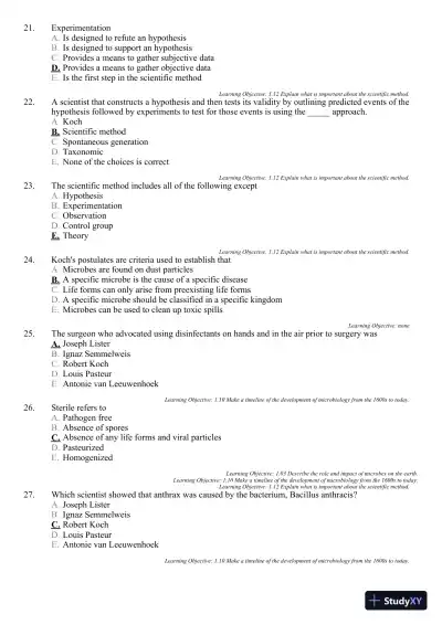 Test Bank For Microbiology: A Systems Approach, 3rd Edition - Page 12 preview image