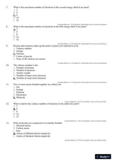Test Bank For Microbiology: A Systems Approach, 3rd Edition - Page 28 preview image