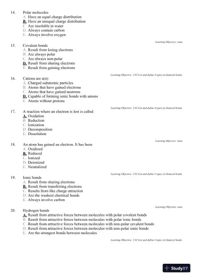 Test Bank For Microbiology: A Systems Approach, 3rd Edition - Page 29 preview image