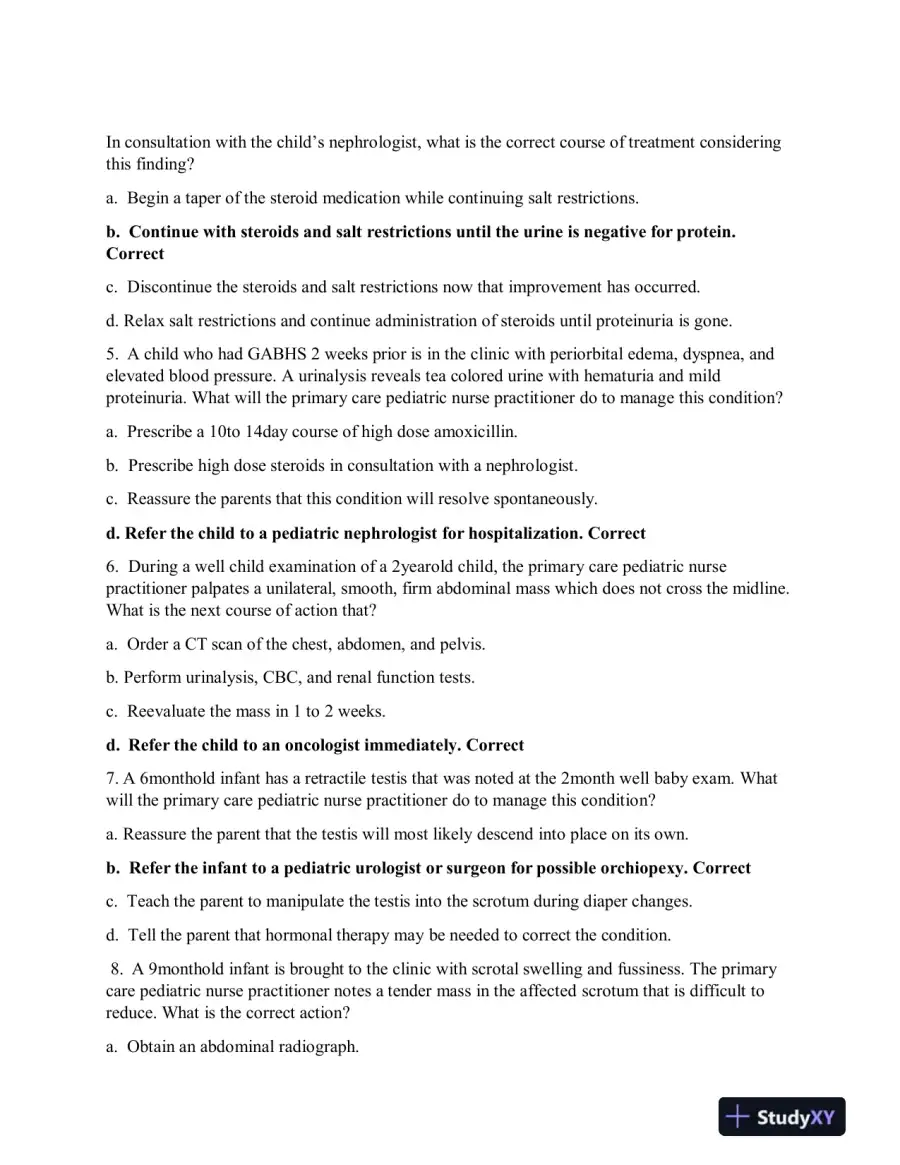 MN580 Child Care Final Exam With Answers (85 Solved Questions), page 3