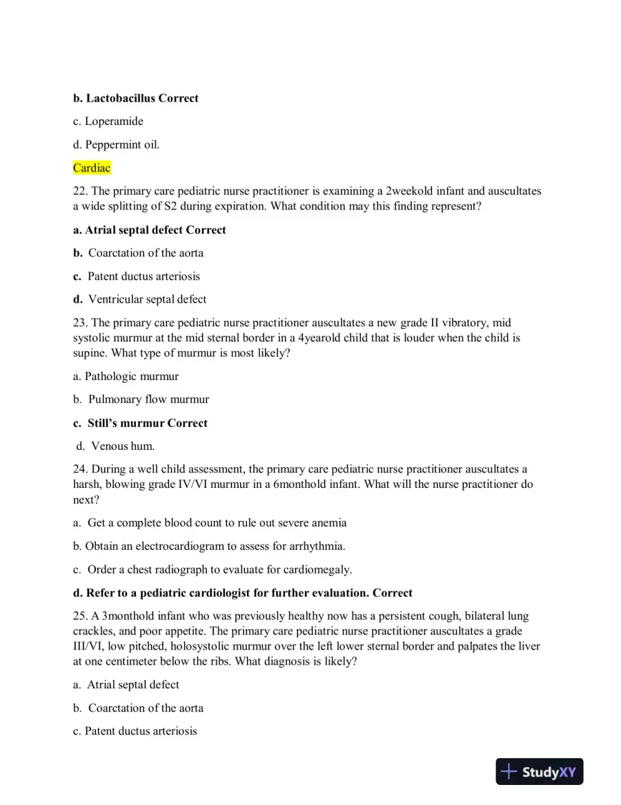MN580 Child Care Final Exam With Answers (85 Solved Questions), page 7