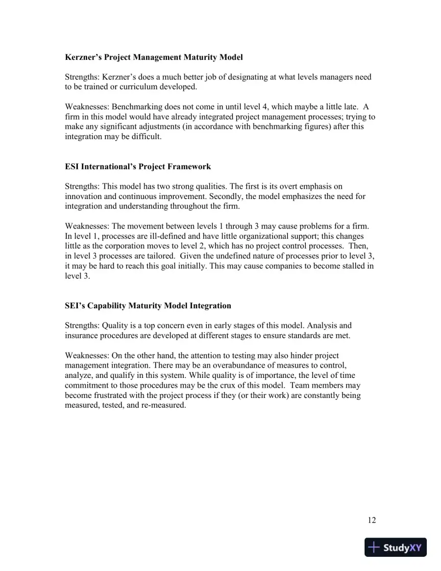 Solution Manual for Project Management: Achieving Competitive Advantage, 5th Edition, page 14