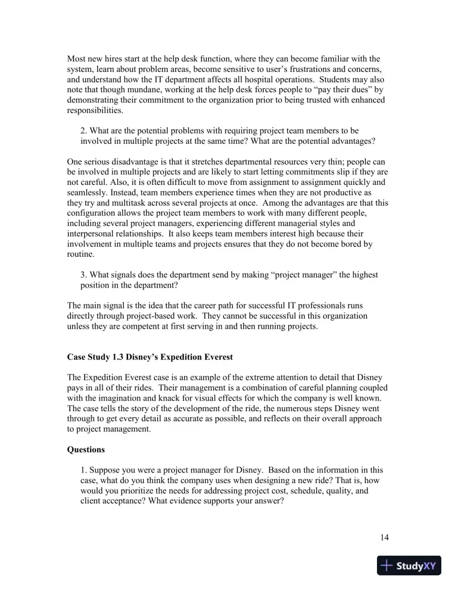 Solution Manual for Project Management: Achieving Competitive Advantage, 5th Edition, page 16