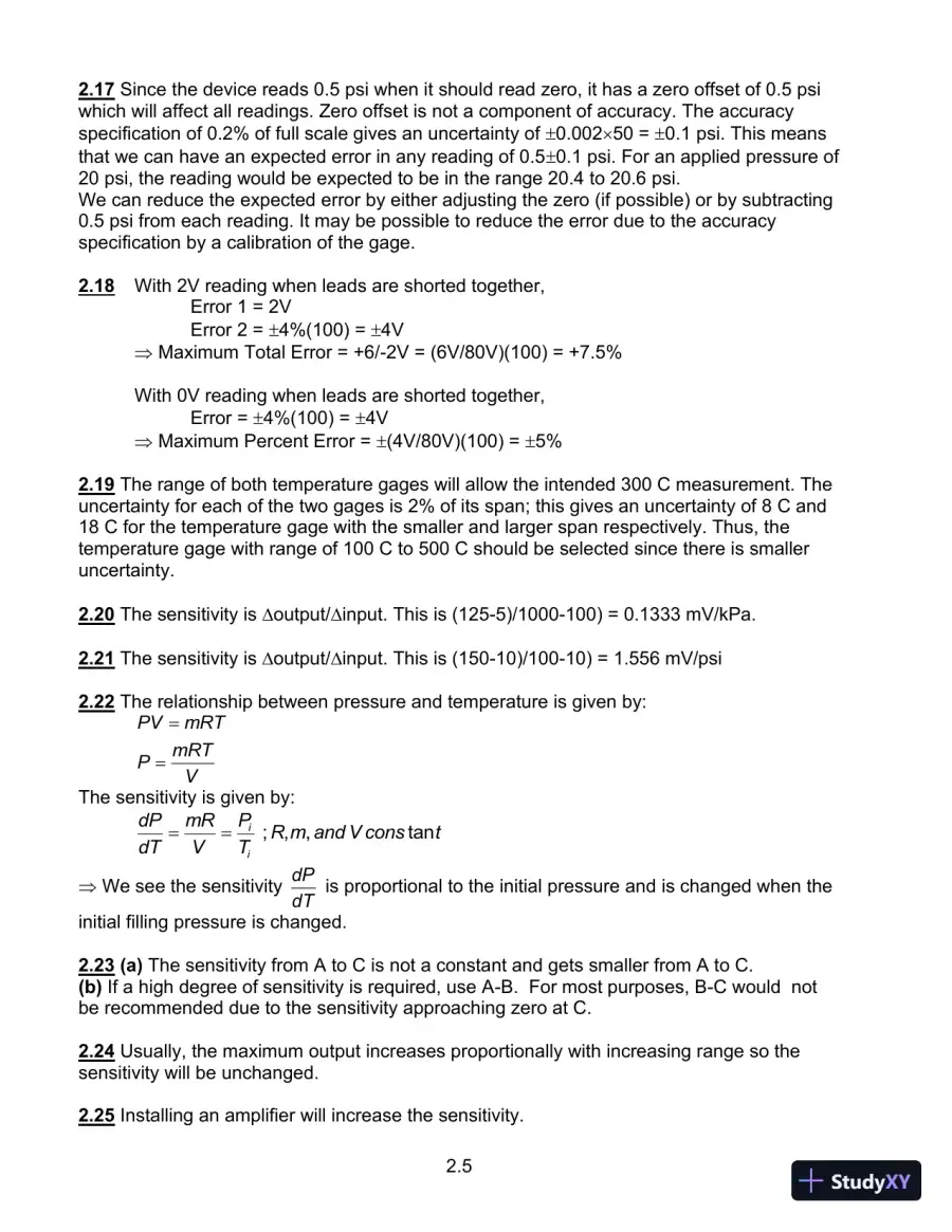 Solution Manual For Introduction To Engineering Experimentation, 3rd Edition, page 12