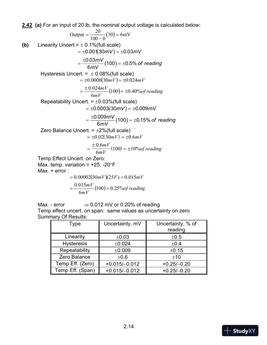 Solution Manual For Introduction To Engineering Experimentation, 3rd Edition, page 21