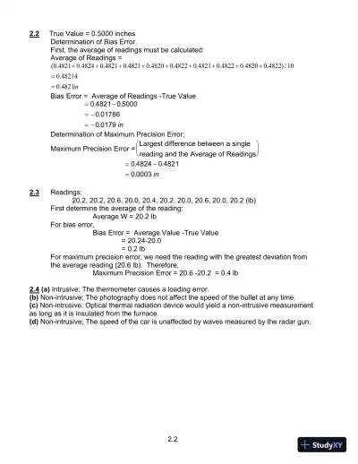 Solution Manual For Introduction To Engineering Experimentation, 3rd Edition - Page 9 preview image