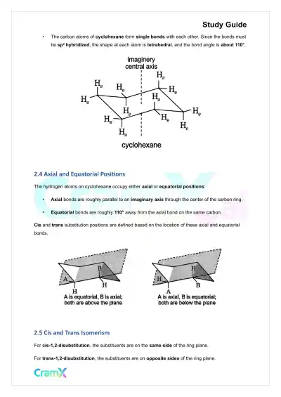 Organic Chemistry I - Cyclohydrocarbons - Page 4 preview image