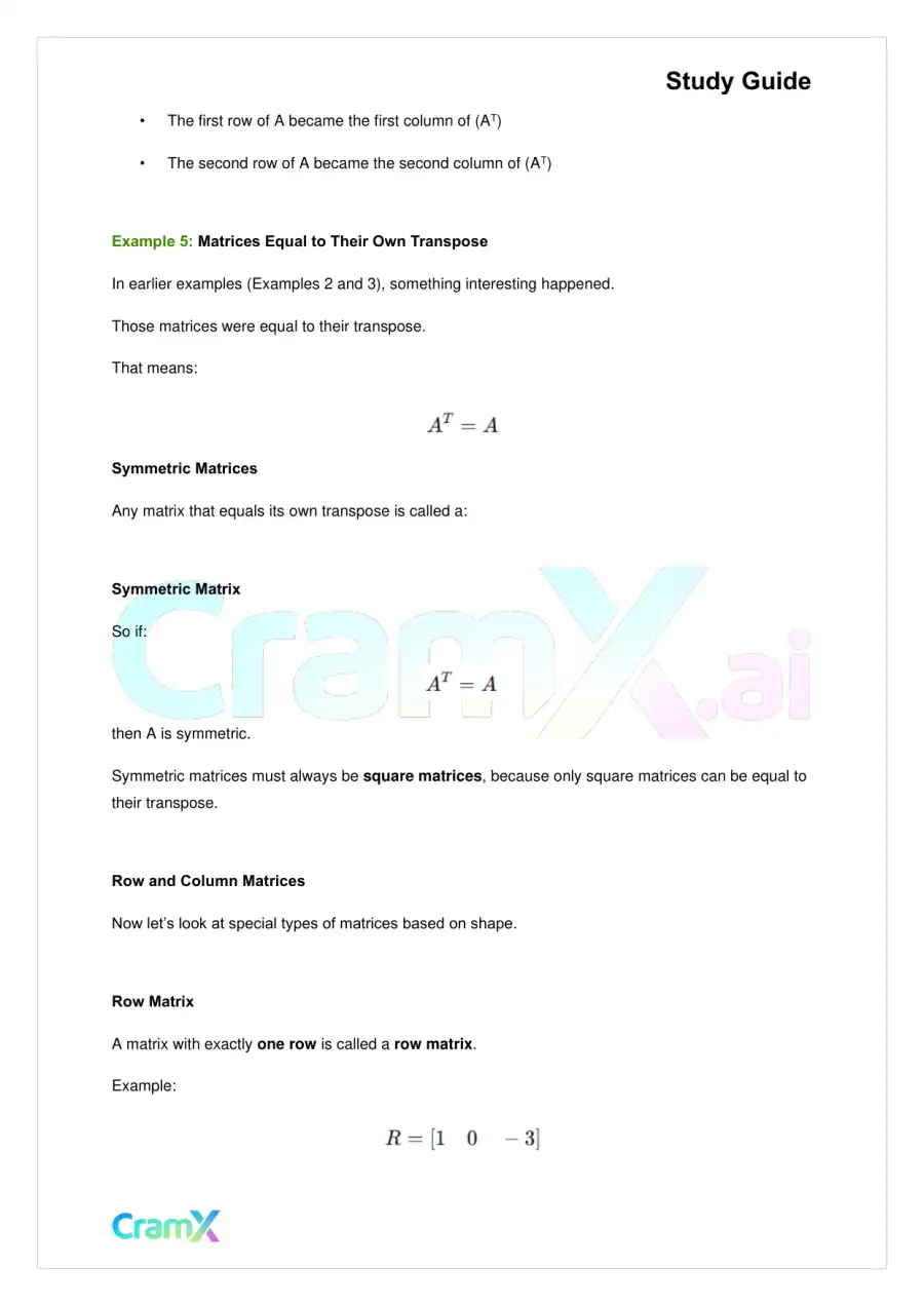 Linear Algebra – Matrix Algebra, page 10