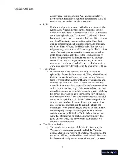 Human Sexuality in a Changing World, 10th Edition Class Notes - Page 10 preview image