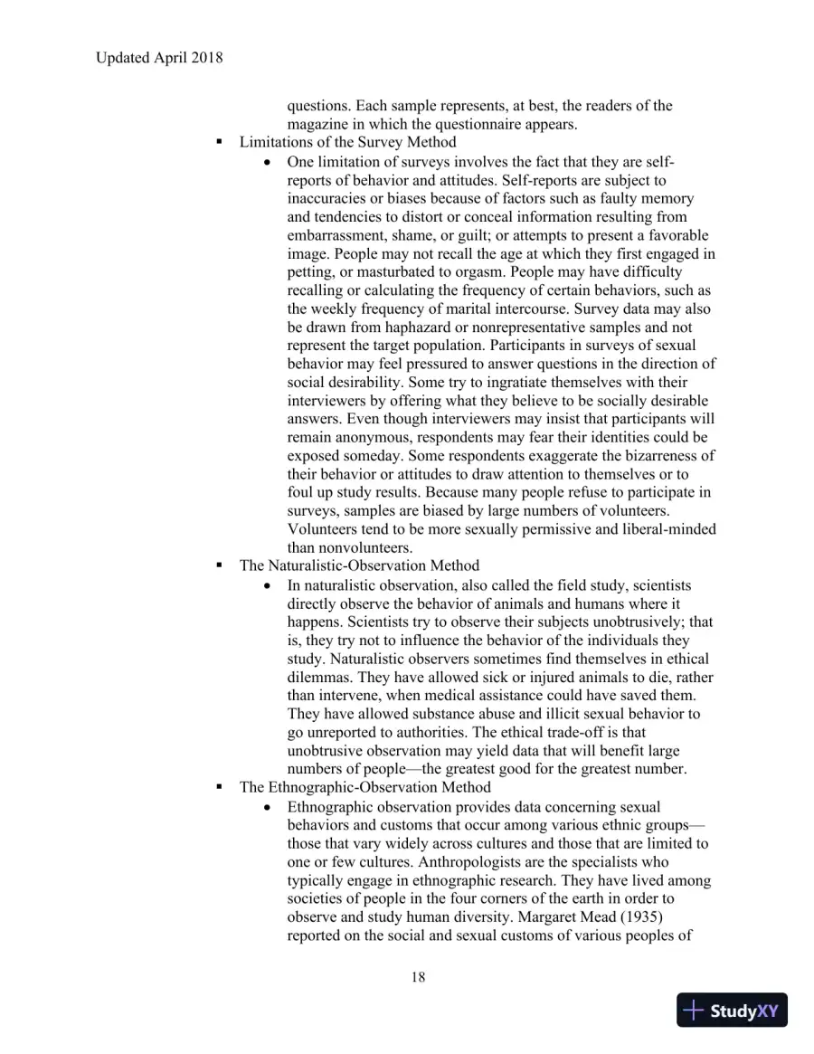 Human Sexuality in a Changing World, 10th Edition Class Notes, page 21