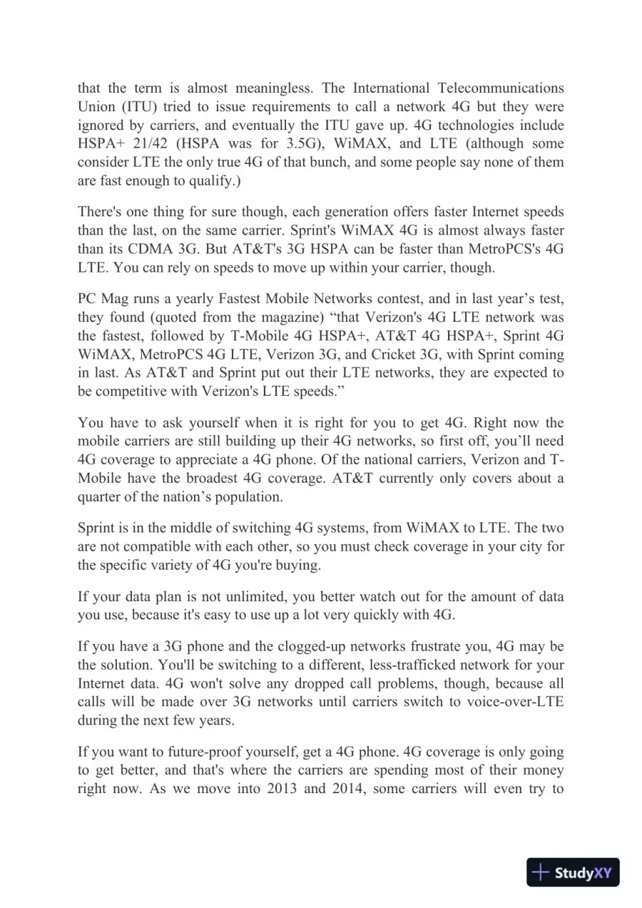 3G and 4G Technologies, page 4