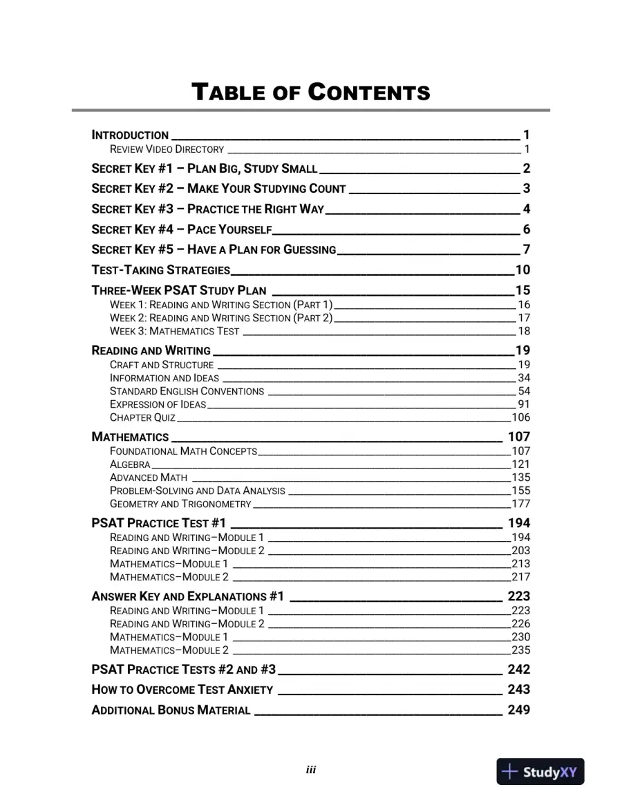 PSAT Prep 2023-2024 - 3 Full-Length Practice Tests (2024), page 10