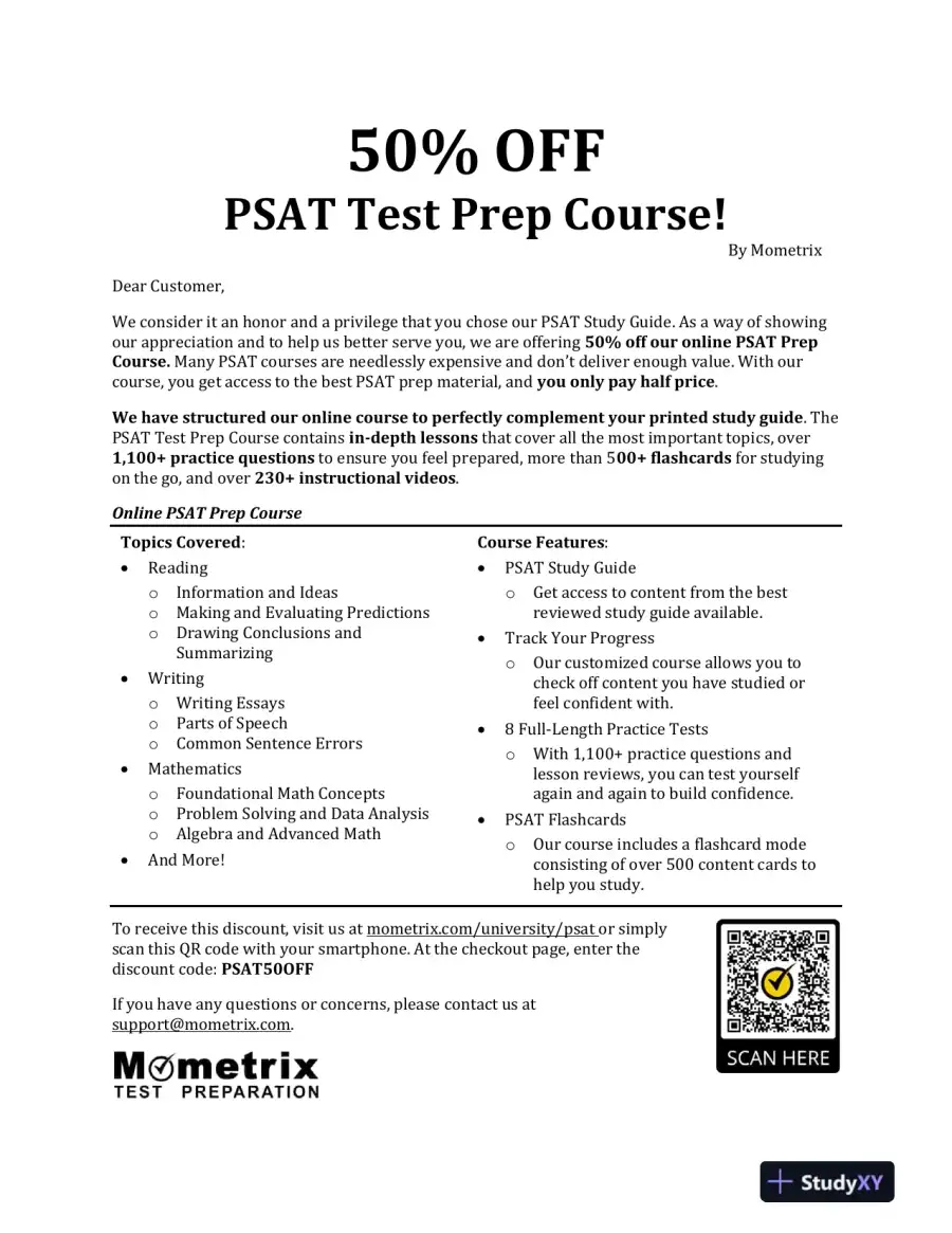PSAT Prep 2023-2024 - 3 Full-Length Practice Tests (2024), page 3