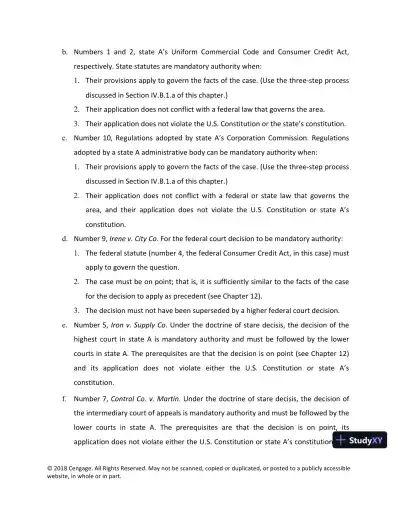 Lecture Notes For Legal Research, Analysis, and Writing, 14th Edition - Page 14 preview image