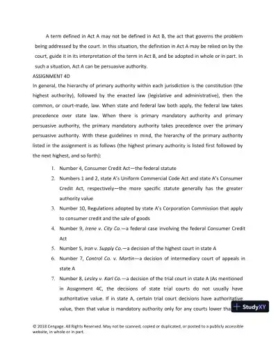 Lecture Notes For Legal Research, Analysis, and Writing, 14th Edition - Page 17 preview image