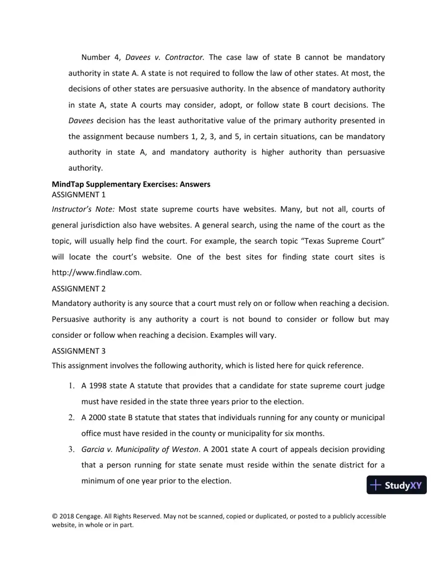 Lecture Notes For Legal Research, Analysis, and Writing, 14th Edition, page 24