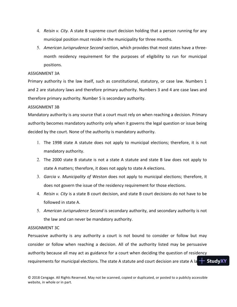 Lecture Notes For Legal Research, Analysis, and Writing, 14th Edition, page 25