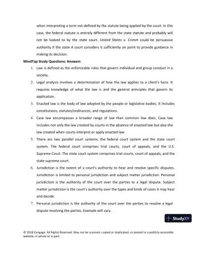 Lecture Notes For Legal Research, Analysis, and Writing, 14th Edition - Page 29 preview image