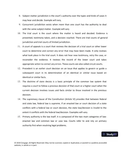 Lecture Notes For Legal Research, Analysis, and Writing, 14th Edition - Page 30 preview image