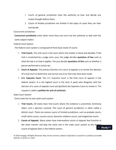 Lecture Notes For Legal Research, Analysis, and Writing, 14th Edition - Page 5 preview image