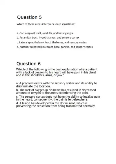 NSG 3160 NCLEX Review Chapter 24 - Page 3 preview image