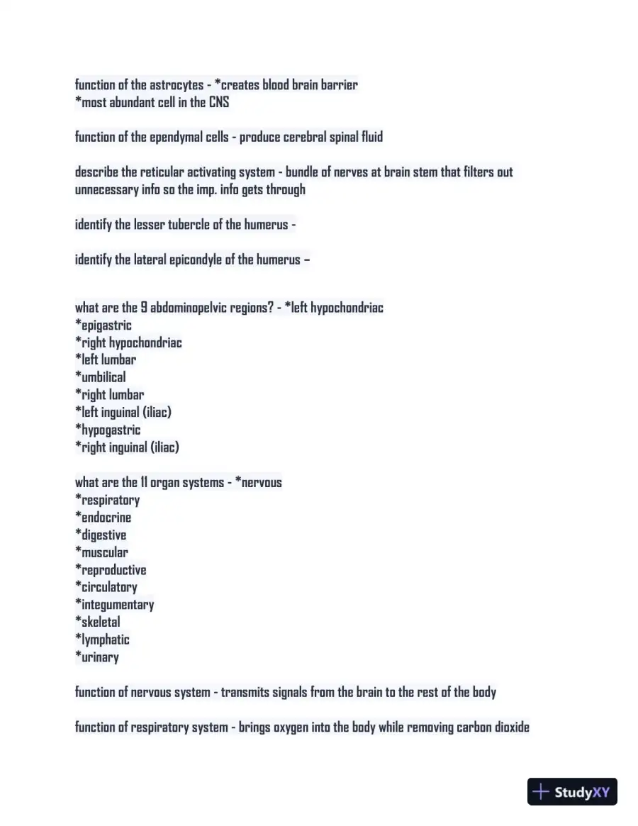2024 BIOS252 Biology Comprehension Exam With Answers (133 Solved Questions), page 3
