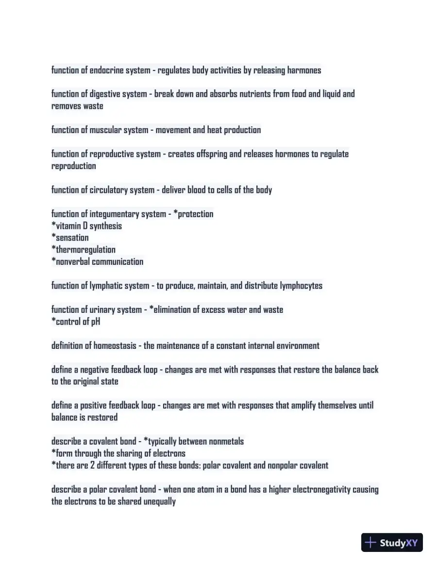2024 BIOS252 Biology Comprehension Exam With Answers (133 Solved Questions), page 4