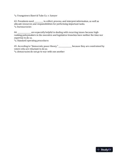 Contemporary American foreign Policy: Influences, Challenges, and Opportunities 1st Edition Test Bank - Page 11 preview image
