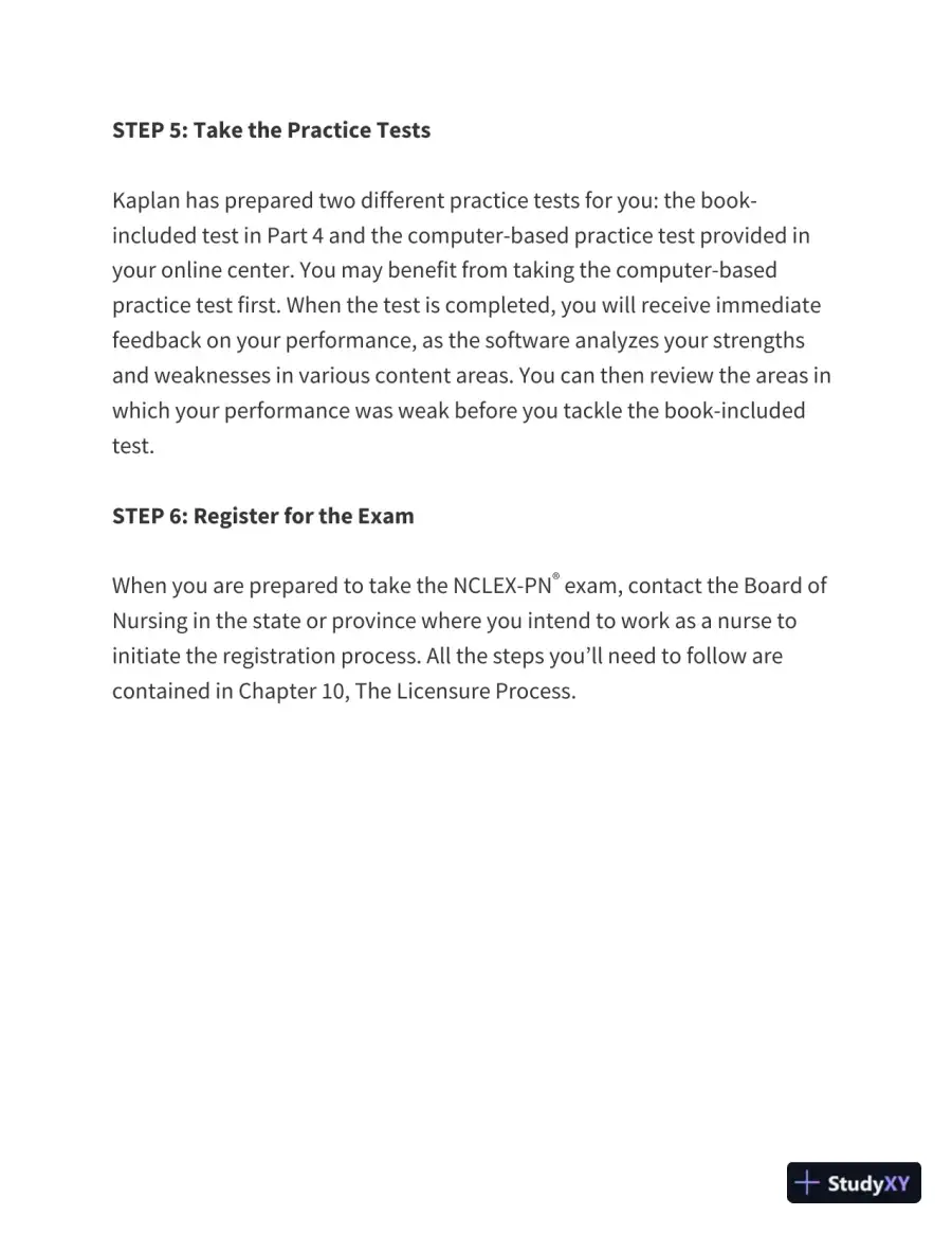 NCLEX-PN Prep Plus: 2 Practice Tests + Proven Strategies + Online + Video (2020), page 14