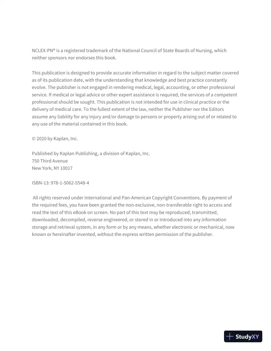 NCLEX-PN Prep Plus: 2 Practice Tests + Proven Strategies + Online + Video (2020), page 5