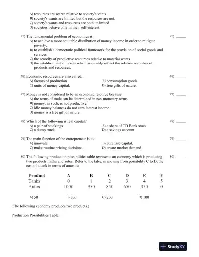 Microeconomics 14th Canadian Edition Test Bank - Page 12 preview image