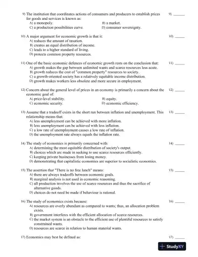 Microeconomics 14th Canadian Edition Test Bank - Page 3 preview image