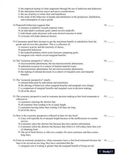 Microeconomics 14th Canadian Edition Test Bank - Page 4 preview image
