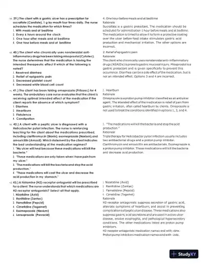 ATI Pharmacology Proctored Test Bank with Answers (313 Solved Questions) - Page 11 preview image
