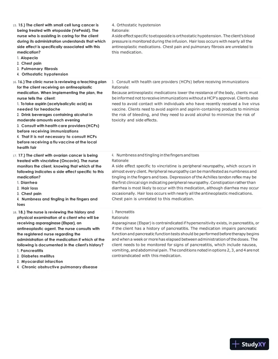 ATI Pharmacology Proctored Test Bank with Answers (313 Solved Questions), page 5