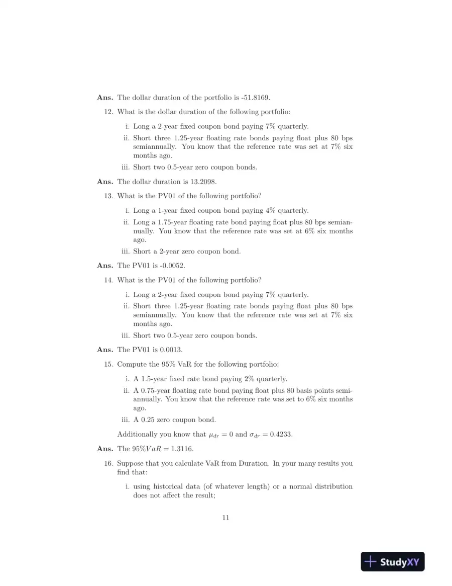 Fixed Income Securities: Valuation, Risk, And Risk Management, 1st Edition Test Bank, page 12