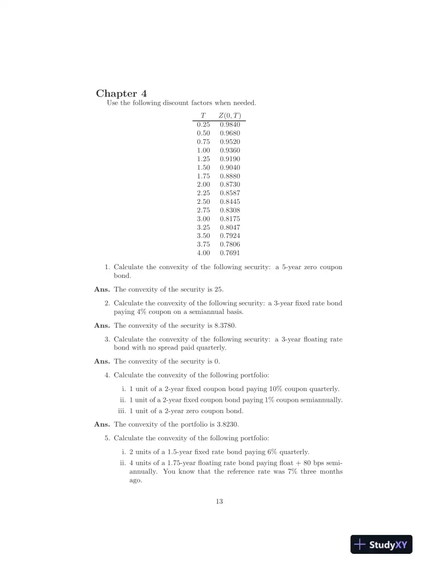 Fixed Income Securities: Valuation, Risk, And Risk Management, 1st Edition Test Bank, page 14