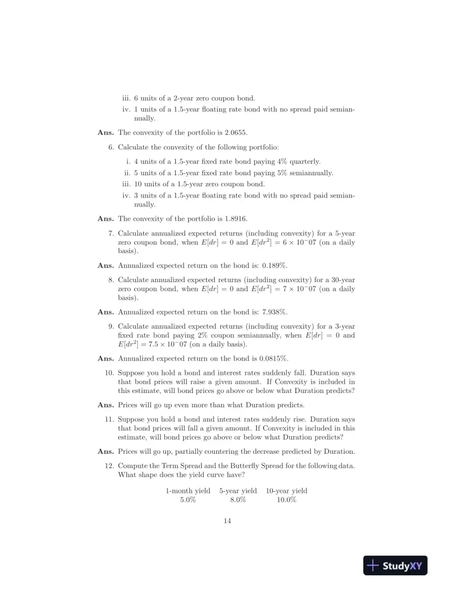 Fixed Income Securities: Valuation, Risk, And Risk Management, 1st Edition Test Bank, page 15
