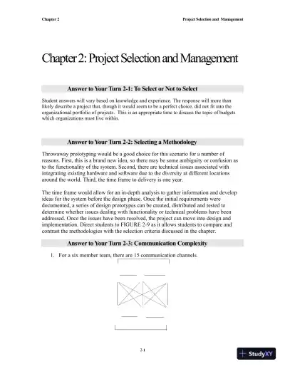 Solution Manual for Systems Analysis and Design, 7th Edition - Page 23 preview image