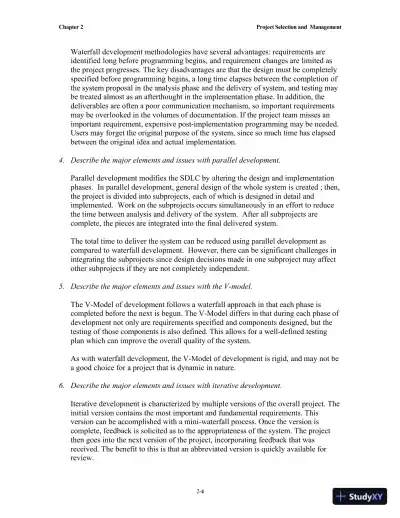 Solution Manual for Systems Analysis and Design, 7th Edition - Page 26 preview image